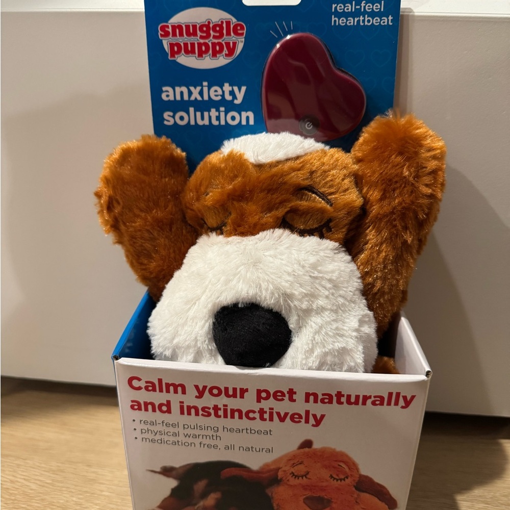 NEW Original Snuggle Puppy anxiety solution Plush with Heartbeat
